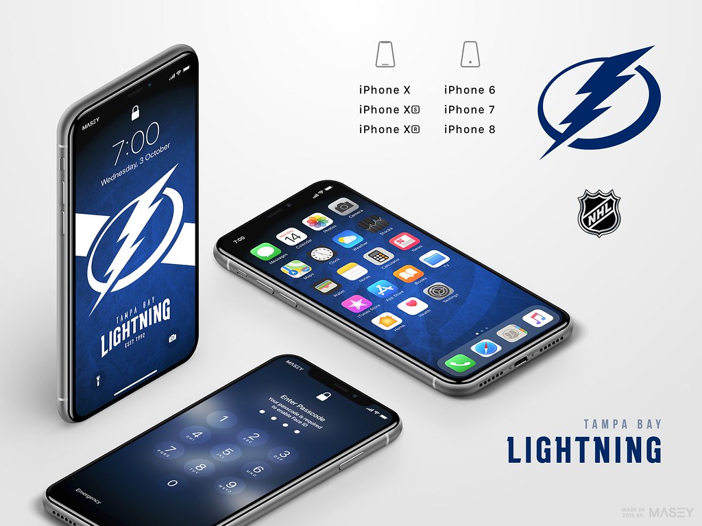 Tampa Bay Lightning (NHL) iPhone Wallpapers | iPHONE X/XS/XR… | Flickr
