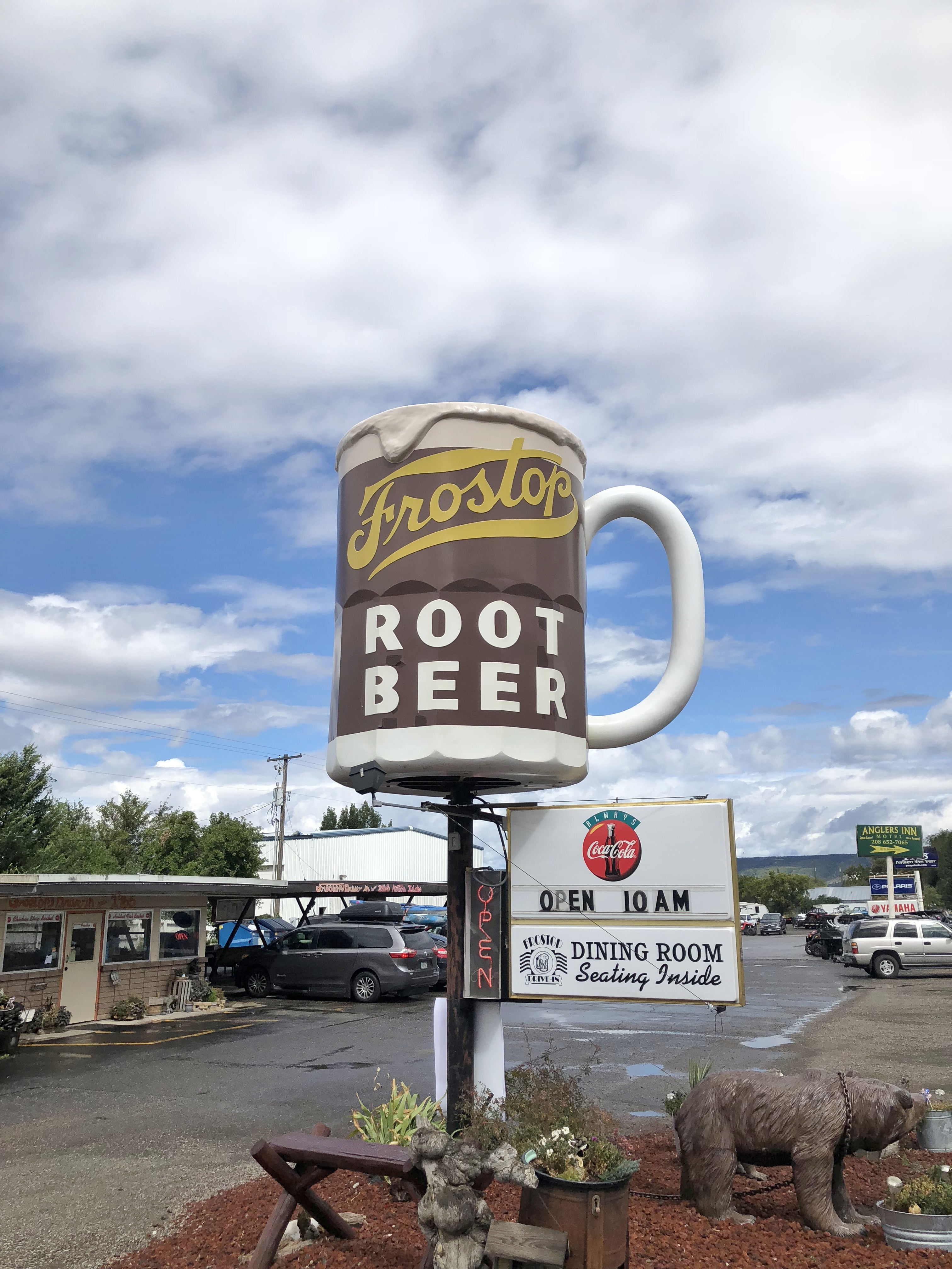 Frostop Drive-In - 26 Highway 20, Ashton, Idaho U.S.A. - August 27, 2018