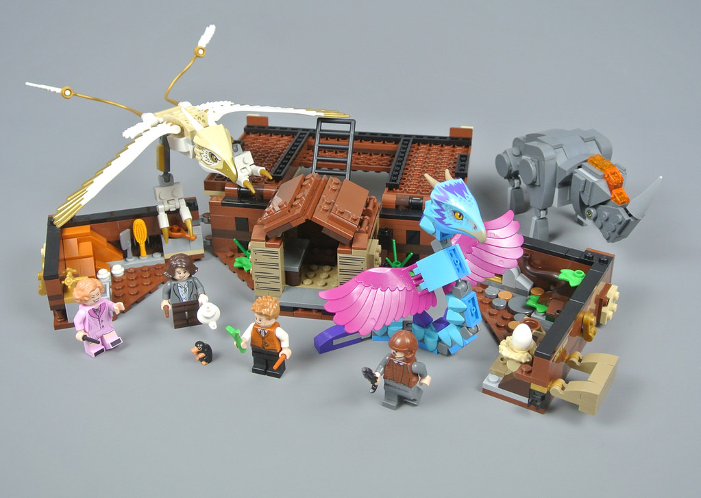 harry potter lego newt's case