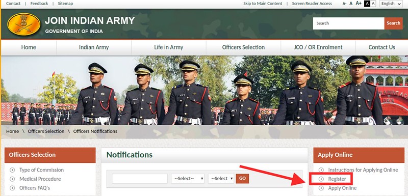 Indian Army TGC 129 Application Form