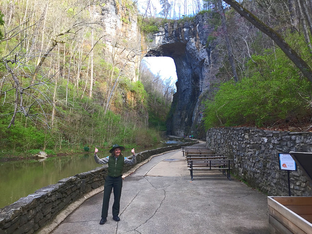 Check out Natural Bridge State Park, easily accessible from I-81 near Lexington Virginia