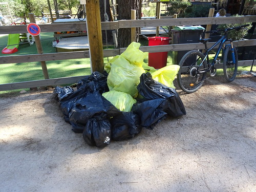 Photos des déchets rapportés au Parc-Aventure