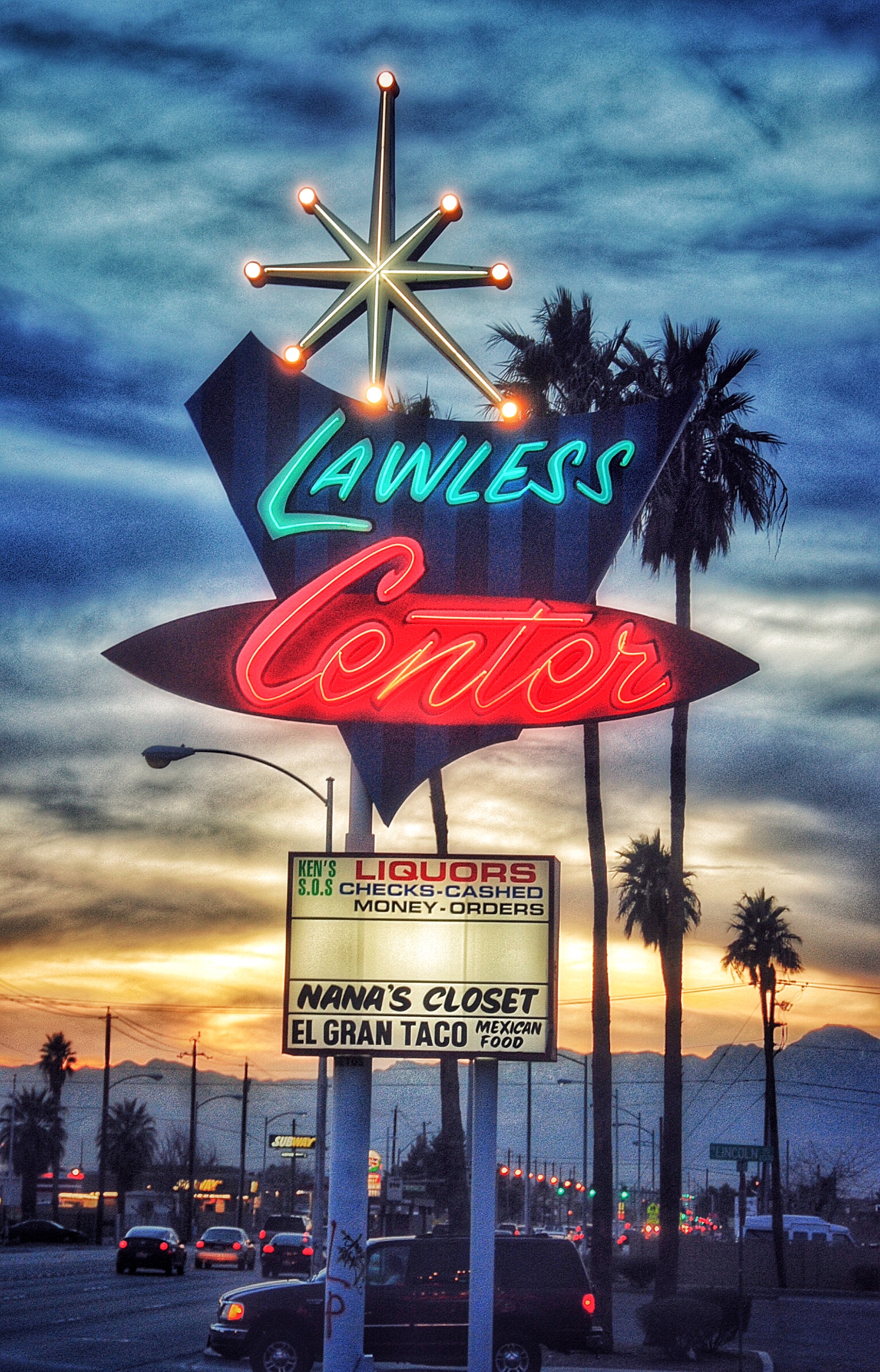 Lawless Center - East Lake Mead Boulevard and Lincoln Road, Las Vegas, Nevada U.S.A. - February 18, 2008