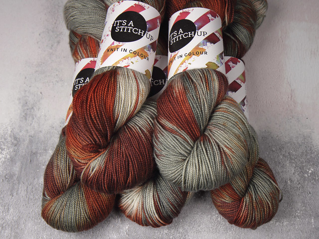Favourite Sock – hand-dyed pure merino superwash wool 4 ply/sock yarn 100g – ‘Birch and Bracken’