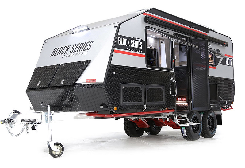 Black Series camper trailer heavy duty travel trailer