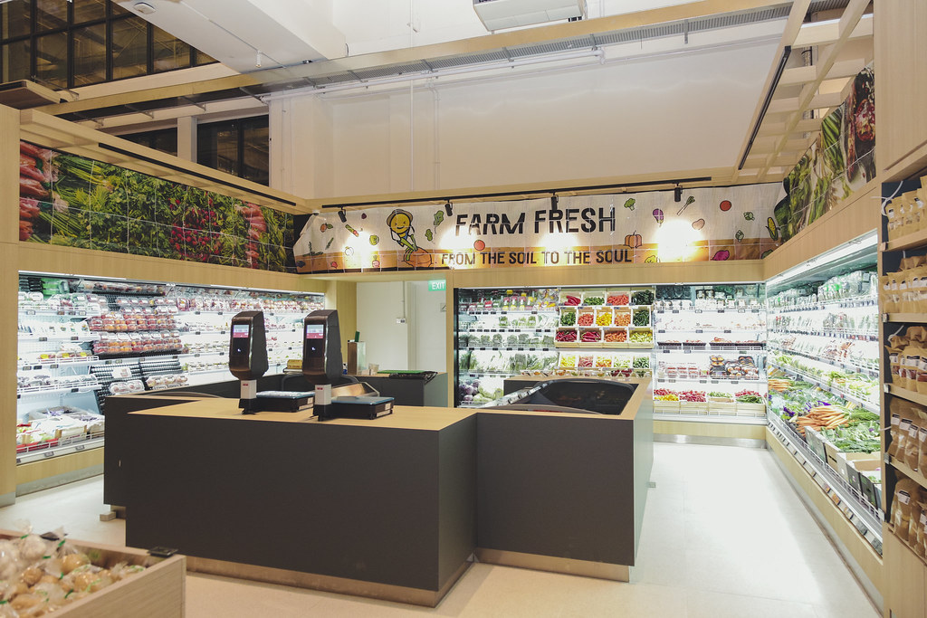 habitat by honestbee - first smart supermarket and F&B concept for the future in Singapore - Alvinology