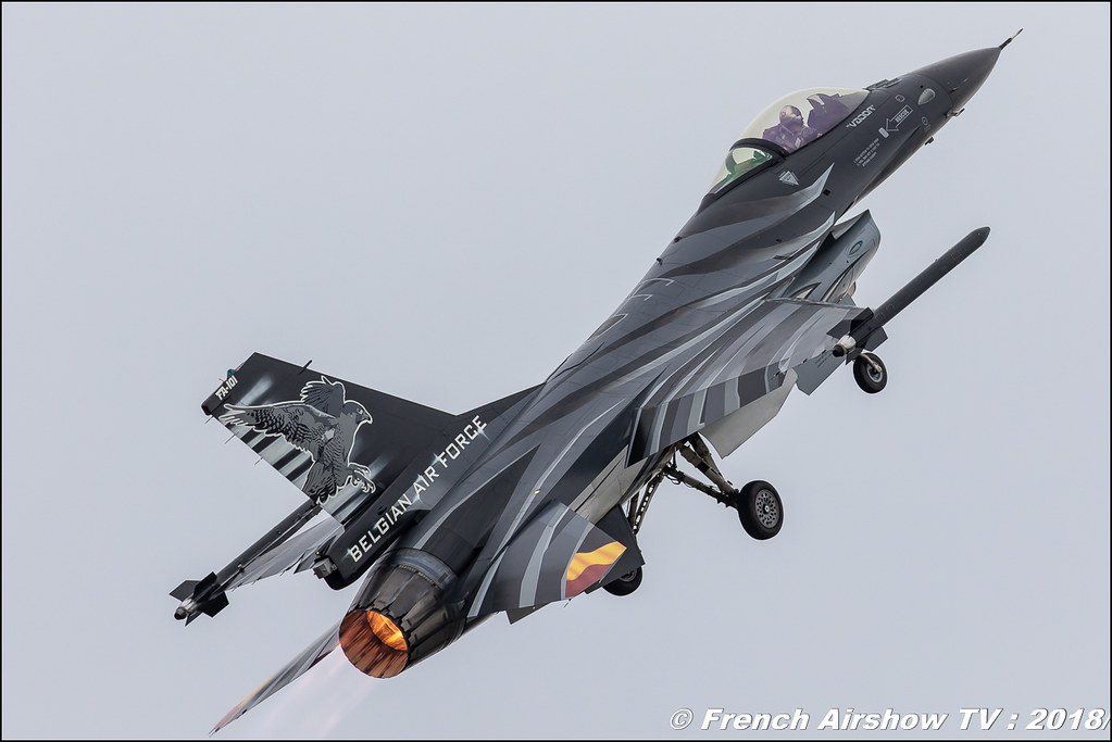 Belgian Air Force F-16 Solo Display BAFDAYS Kleine-Brogel 2018 BELGIAN AIR FORCE DAYS 2018 BA Kleine Brogel Canon Sigma France contemporary lens Meeting Aerien 2018