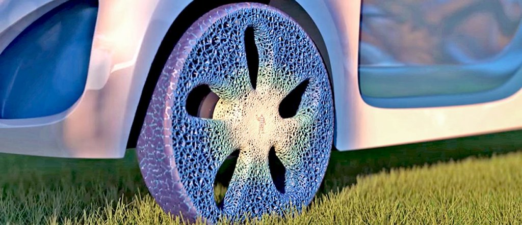 米其林新概念輪胎「VISION」。圖片來源：米其林Michelin