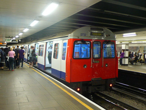 C stock, Tower Hill Underground station