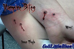 Nikole's Vampire Bites | on the wrist and inner thigh with ...