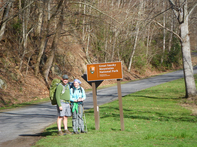 Entering Great Smoky Mountains National Park