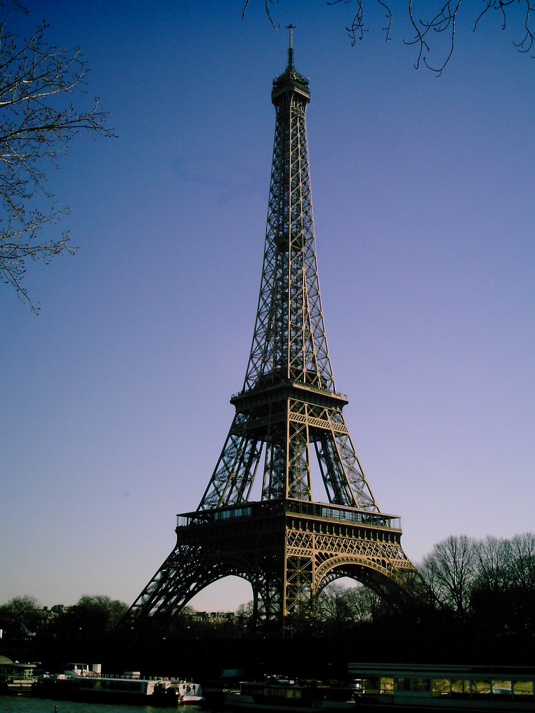 The Eiffel Tower Side View Tower Gabovzla Flickr