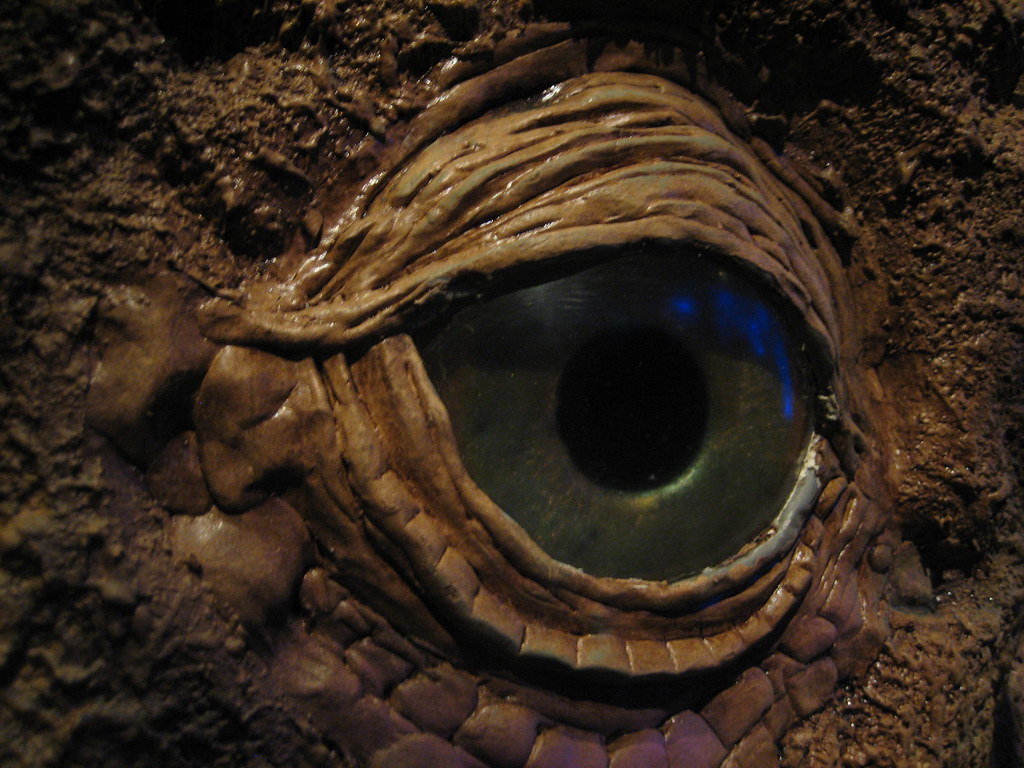 t rex eyes