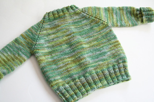 Top Down Raglan Baby Sweater | Pattern: Top Down Raglan ...