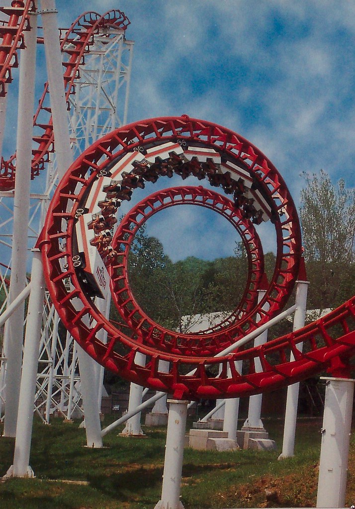 Missouri ~ Six Flags - Ninja Roller Coaster - St louis | Flickr