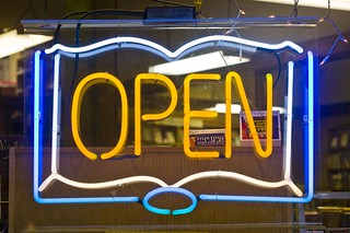 open book sign