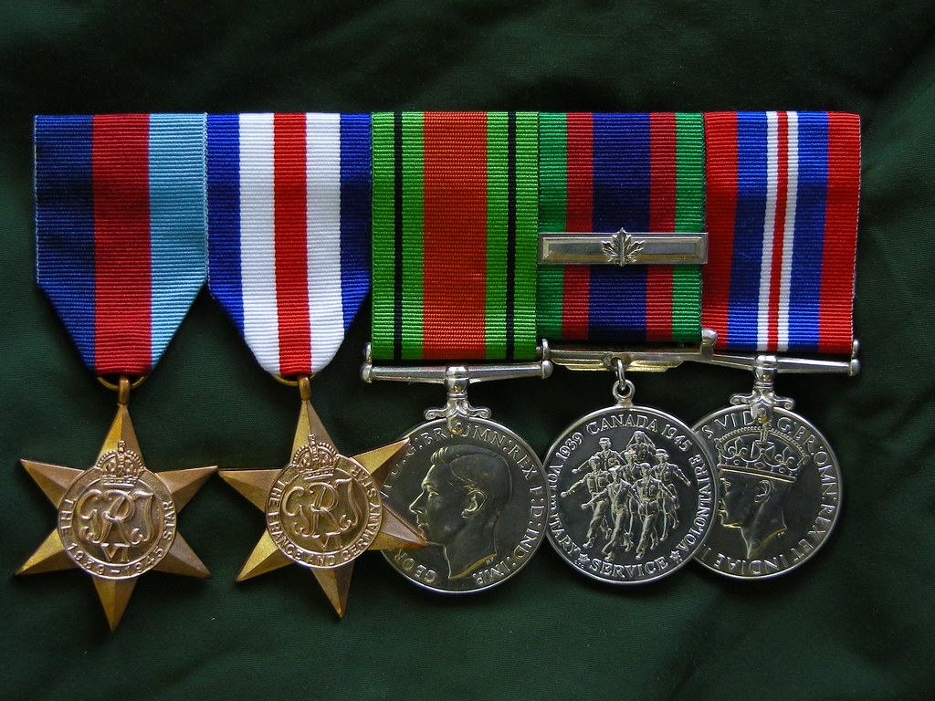 1939 - 1945 Canadian Service Medals | L To R: (1) - 1939 - 1… | Flickr