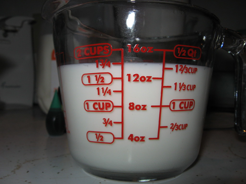 How Much Is 3 4 Cup Of Milk In Ounces