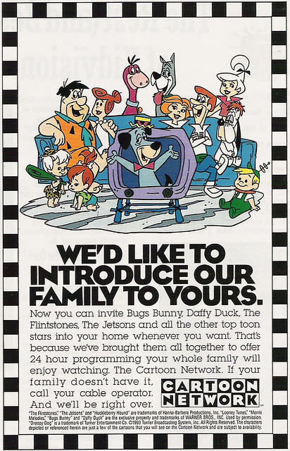 Cartoon Network ad, 1993 | When the Cartoon Network first ...