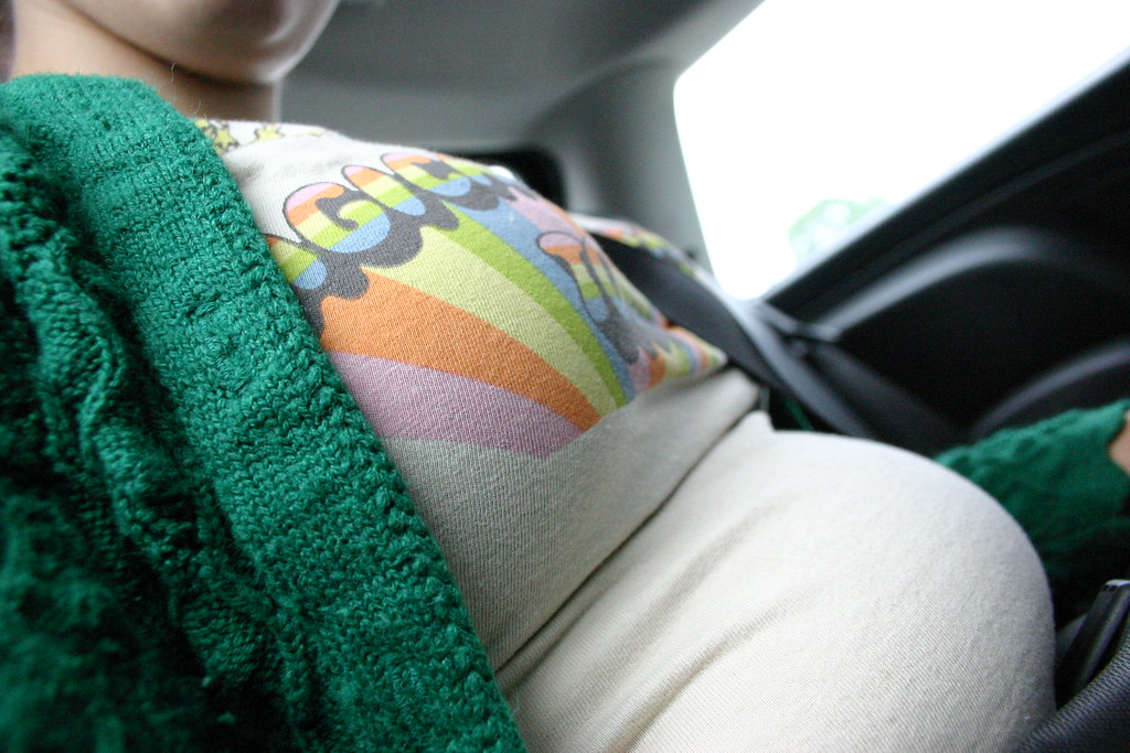 Over Stuffed Belly And Feeling Very Sick In The Bumpy Car Flickr