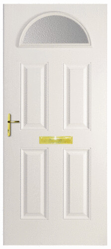 Plain White Battersea Composite Door | Plain White ...
