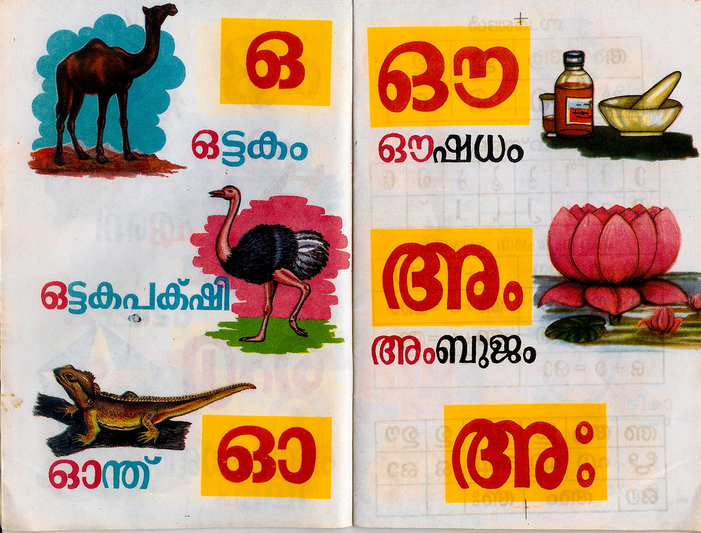 Malayalam alphabet book | zawelski | Flickr