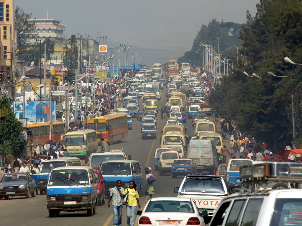 Atasco en Addis Abeba