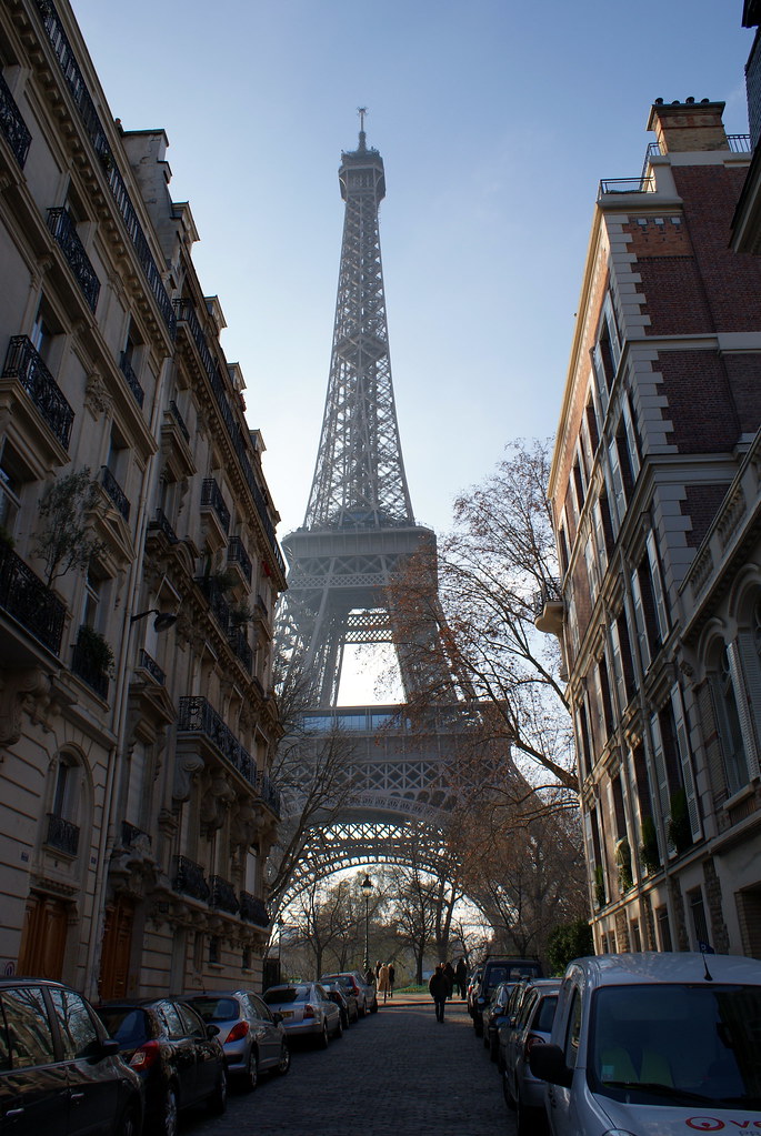Eiffel Tower From A Side Street Eiffel Tower From A Side S Flickr