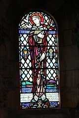 Stained glass window of <br/>St. Columba from Iona Abbey. <br/> [Vegansoldier](https://www.flickr.com/photos/vegansoldier/) [CC-BY-SA](https://creativecommons.org/licenses/by-sa/2.0/)