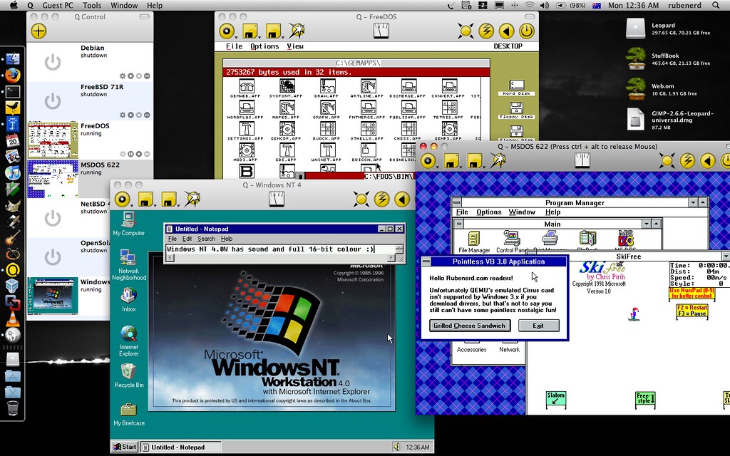 Guest tools. Windows NT 3.11.
