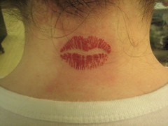 Kiss Print Tattoo