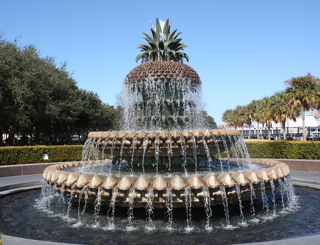 Pineapple Fountain Charleston SC
