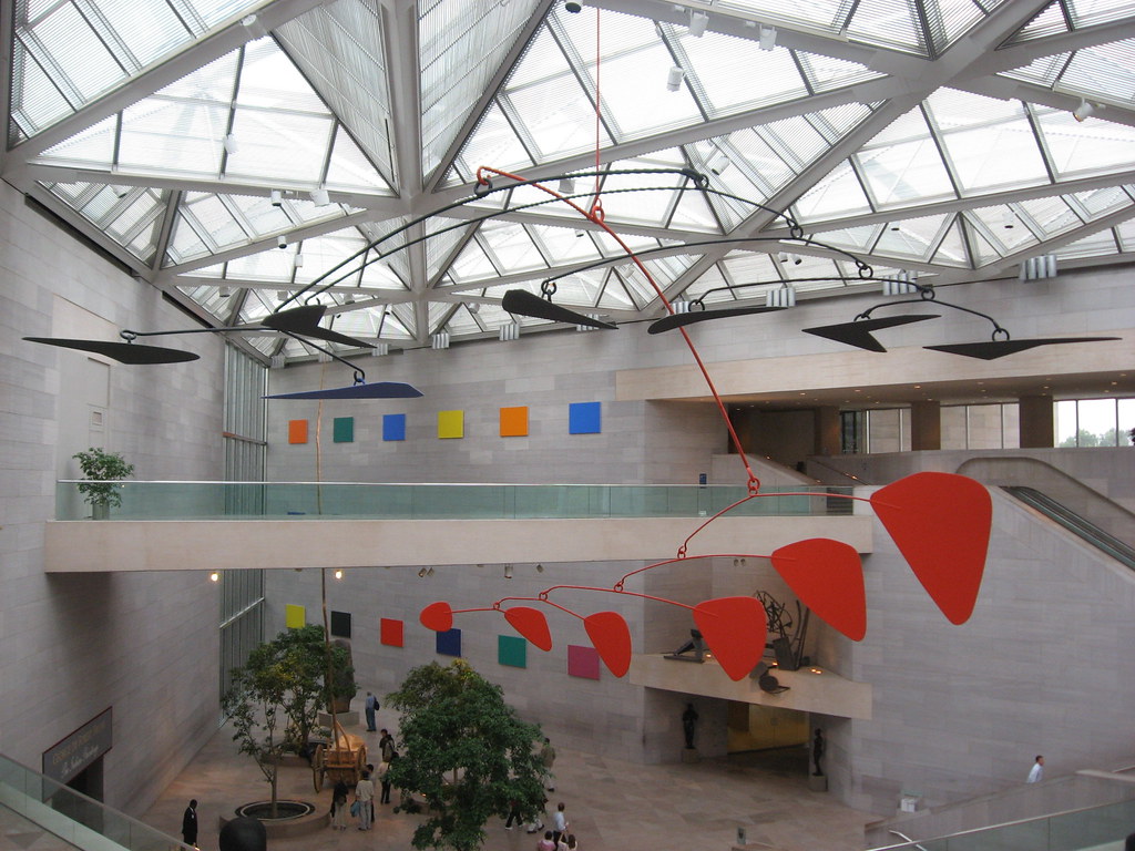 Calder mobile National Gallery of Art This 76 foot