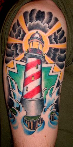 что значит татуировка маяк - эскиз - tatufotocom