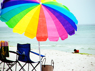 A Beach umbrella