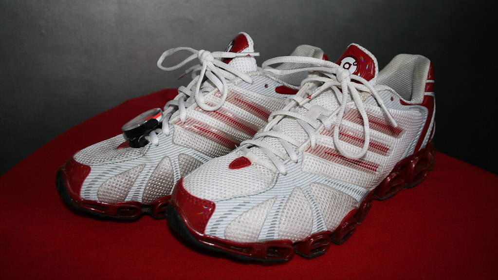 My Rare Trainers - Adidas Bounce White Red Silver | My Rare … | Glen
