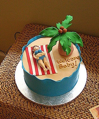 Luau Baby Shower Cake | Flickr - Photo Sharing!