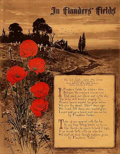 «In Flanders' Fields» - published & illustrated in 1918 | Flickr