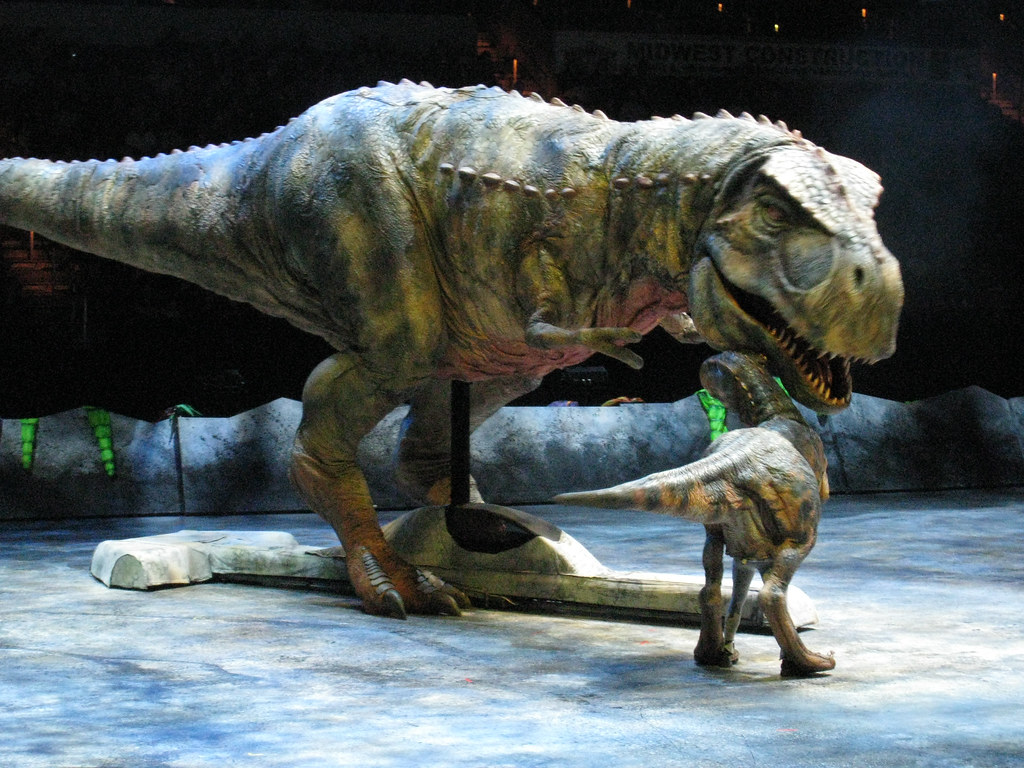 Tyrannosaurus Rex with Young | @ Walking With Dinosaurs: The… | Flickr