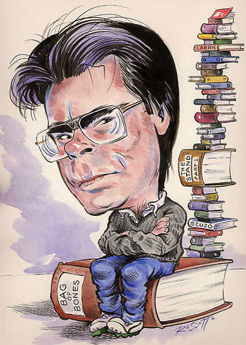 Authors Stephen King Caricature John Flickr