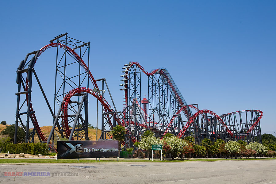 X2 overview | Six Flags Magic Mountain | Steven Wilson | Flickr