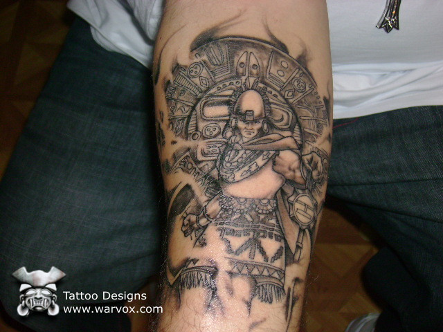 Inca Emperor Tattoo | Aztec Mayan Incas Tattoo Design by ...
