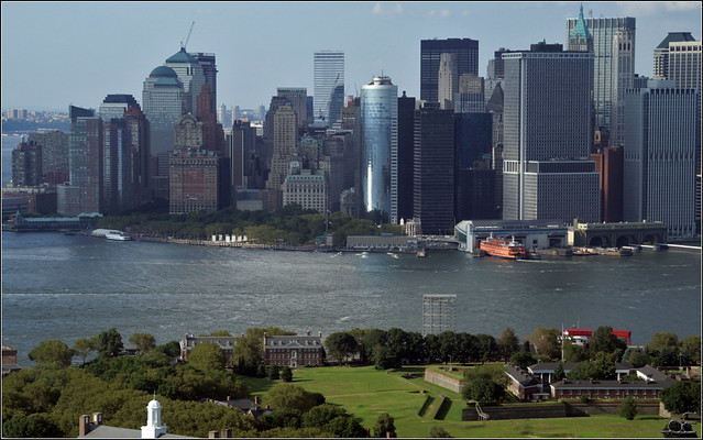 Donwtown Manhattan and Governors Island