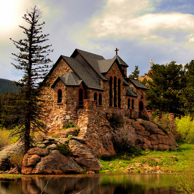 Chapel on the Rock, St. Malo, Mt. Meeker "The founder of