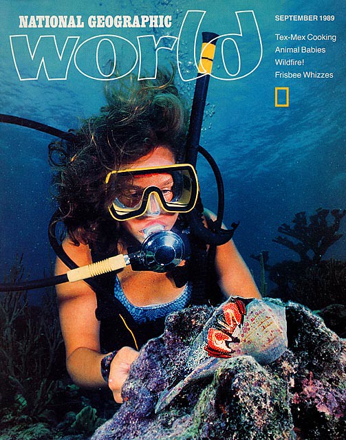 National Geographic World Magazine cover This was a three … Flickr