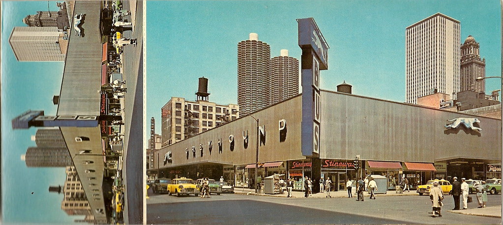 Chicago Greyhound Bus Station, 1964 | 1964 Postcard Book Fro… | Flickr