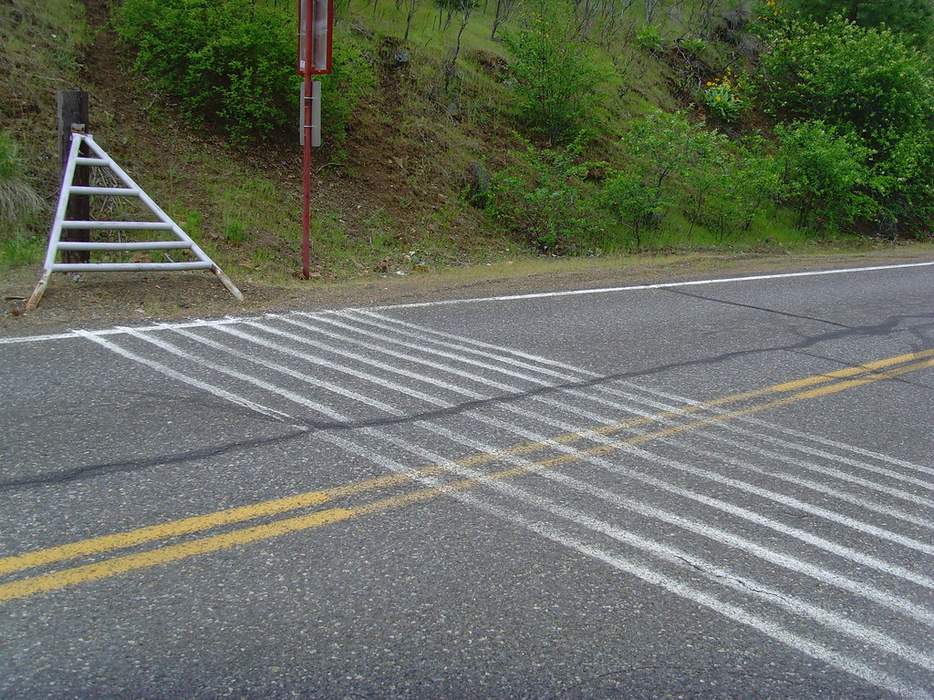 fake cattle gate | Just like that fake speed bump up in Irvi… | Elly Blue | Flickr