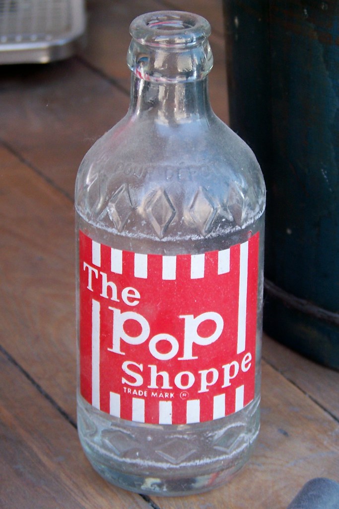 Old PoP Shoppe bottle This was in the display window of
