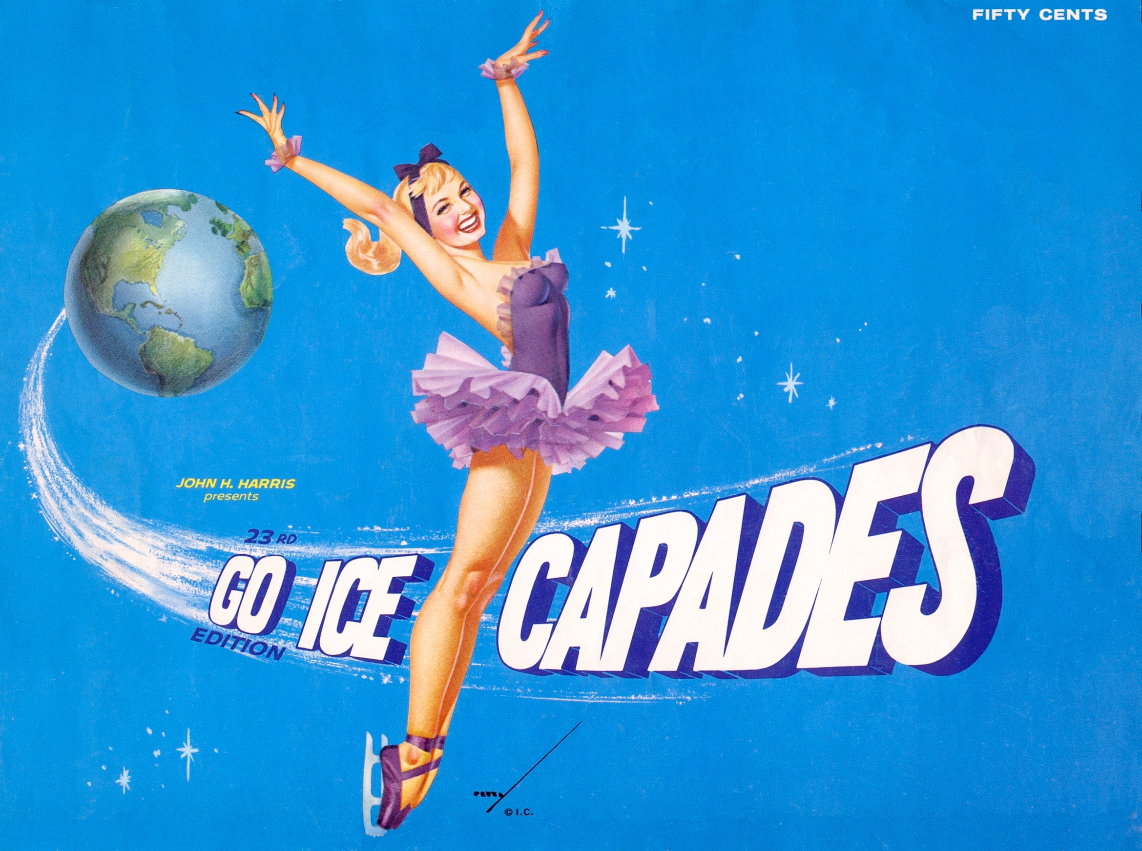 Ice Capades 23rd Edition program - 1962 - Artist: George Petty