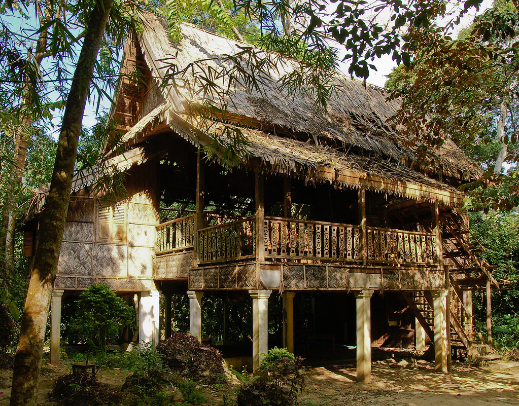  Traditional style House near Luang Prabang Laos Houses 